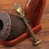 Smoking Pipes Lotus bergamot copper pipe, pressure rod, needle, anti flameout, carbon repair tool, concave spoon, hollowed out vintage pipe