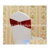 Chair Covers Sash Er Band Banquet Party Decoration Wholesale Spandex Stretch The Sashes Fast Delivery Wt058 Drop Home Garden Textiles Otkfc