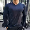 Homens camisetas Homens Compressão Camisetas Tops Homme Ginásio Esporte Correndo Roupas Fitness Apertado Manga Longa Tees Dry Fit Rashguard Mma Moletom J231121