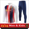 2023 Survêtements pour hommes Costume d'entraînement de football pour hommes MBAPPE Sweat-shirt à manches longues 23 24 Maillot de pied DI MARIA VERRATTI footbal2273
