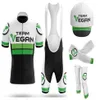 2024 Vegan Black green cycling team jersey 19D bike shorts set Ropa Ciclismo MENS MTB summer PRO BICYCLING Maillot bottom clothing201c