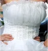 2023 Vintage senza spalline che borda la principessa sposa modelli di moda Big Fluffy TailL coda lunga abito da sposa abito da sposa foto reali