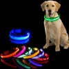 Hundehalsbänder Leinen Led Hundehalsband Licht Antilost Halsband Für Hunde Welpen Nachtleuchtende Lieferungen Haustierprodukte Zubehör USB Ladebatterie 230422