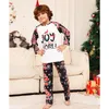 Famille correspondant tenues pyjamas de Noël père mère et fille fils pyjamas de Noël vêtements adultes enfants vêtements de nuit couples 231122