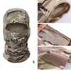 Cappellini da ciclismo Maschere Passamontagna tattico mimetico Maschera a pieno facciale Sci Bici Esercito Caccia Copricapo Sciarpa Multicam Militare Airsoft Cap Uomo 231122