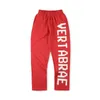 Männer Jeans Puff Print Rot Vertabrae Hosen Männer Frauen 3D Weiß Jogger Jogginghose Hohe Qualität Terry Hosen 231122