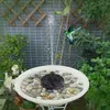 Bird Bath Fountain 7V 1 4W Solar Fontein Fountain Solar Powered Fuente Floating Water Pump 3 Sprinkler Heads Solaire Fontaine Q081213Y