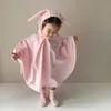 Regenuitrusting Kinderjas Leergoeddichte kinderen Poncho Coat Jacked met rugzakpositie Student Drag Sak Baby Coats voor 1 6y 230421