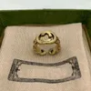 Anelli d'amore dal design classico per donna Anello Vintage Lettera Bague Accessori per gioielli di moda Regali per amanti selezionati