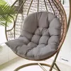 Balançoire suspendus panier coussin de siège oreiller épaissir coussin de chaise pour la maison salons lits suspendus chaises à bascule sièges 80x120cm