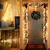 Stringhe 72ft 22M 200 LED Luce di striscia solare Giardino domestico Stringa di filo di rame Fata Decorazione per feste di Natale alimentata all'aperto