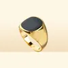 Fashion High Quality Men Black Ring White Gold 18k Gold Rose Gold Plated Party Jewelry6901298