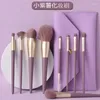 Pinceaux de maquillage 9 pièces, ensemble de pinceaux, cheveux doux, ombre à paupières, correcteur ample, plein de beauté abordable