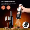 Mills Rechargeable Electric Salt And Pepper Grinder Set With Charging Base Stainless Steel Automatic Salt Spice Grinder Pepper Mill 230422