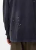 Herren T-Shirts 2023 NElGHBDRHOOD Heavy Duty Batik Damaged Speckled Ink Langarm-Sweatshirt NBHD Baumwoll-T-Shirt TX1006