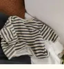 T-shirts VIDMID Korean children's baby stripe bottomed long sleeve T-shirt boys and girls spring bottomed Shirt Top P5094 230422