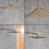 Bathroom Faucet Gold Rain Bath Faucet Wall Mounted Bathtub Mixer Tap Bathroom Shower Faucet233r