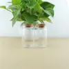 Storage Bottles 12pcs/lot 47 80mm 90ml Cork Stopper Glass Spicy Jar Bottle Containers Spice Jars Vials DIY Craft