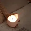 Veilleuses lumineuses avec contrôle par capteur, lampe à Induction humaine, Animal mignon, pour chambre d'enfants, Rechargeable par USB, mur LED en Silicone