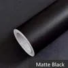 Wallpapers Matte Black Self Adhesive Contact Paper Drawer Peel Stick Removable Decoration Modern Wallpaper Papel Pared3236