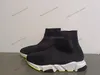 Diseñador Paris balenciaga West balencaiga Botas Zapatos Calcetines tejidos Zapatillas Speed 2.0 Triple S Negro Deportes Entrenador al aire libre