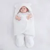 Cobertores Saco de Dormir Bebê Ultra-macio Velo Born Cocoon Cobertor Infantil Meninos Meninas Roupas Berçário Envoltório Swaddle 3 6 M Bebes