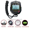 Timers Professional Digital Stopwatch Multification Portable Outdoor Sports Running Training Chronograph Stop Watch 230422