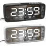 Altri orologi Accessori Radio FM Sveglia digitale LED Snooze 3 Impostazioni di luminosità 12 Specchio per trucco USB 24 ore Elettronico 292U