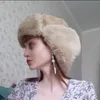Trapper Hats Pilot Winter Hat Outdoor Russian Womens Fashion Mailing Mens Warm Bomber Ushanka 231122