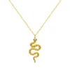 Roxi Fine 14 Karat Jewelry Fashion Snake Snake Charm Gold Filler Necklaces for Women