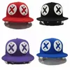 Ball Caps Hip-Hop 3D Acrylic Letters Bolted Spikes Rivets Acrylic snapback Fashion Hats wholesale Adjustable Black