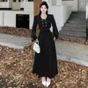 Zweiteiliges Kleid UNXX Frauen Rock Anzüge 2023 Elegante Bürodame Formeller Anzug Weibliche Casual Langarm Jacke Mit Röcken