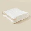 Couvertures Bébé Recevant Couverture Infantile Gaze Serviette De Bain Enfants Swaddle Literie 6 Couches 105 105 cm Pur Coton Bulle Mousseline Couverture