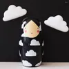 Vases Russian Nesting Dolls Wooden Toys 5 Layers Stacking Figure For Kids Children