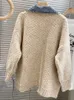 Vestes pour femmes Vestes Automne Hiver Style lâche et paresseux Pull épaissi Cardigan Top Mode Combinaison personnalisée Denim Manteau Femmes 231121