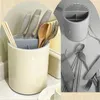 1pc Multifunctional Rotatable Knife Holder for Forks, Spoons, and Knives - Integrated Kitchen Storage and Organization