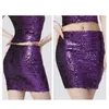 Skirts Women's Sequin Slim Fit Skirt Sparkle High Waist Stretchy Bodycon Mini Skirts Party Prom Nightclub Carnival Apparel 231121