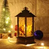 Candle Holders Christmas LED Lantern Xmas Santa Decor Light Torch Acrylic Flickering Fake Tealight Bulk For Wedding