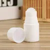 30ml 50ml 100ml Beyaz Plastik Rulo Şişe Doldurulabilir Deodorant Şişe Esansiyel Yağ Parfüm Şişeleri DIY Kişisel Kozmetik Kaplar Qubj