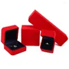 Sacchetti per gioielli Confezione regalo per bracciale in pelle PU Confezione semicircolare