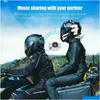 Motorcycle Intercom Walkie Talkie Dconn Ky Pro Bluetooth 5.0 Helmet Headset 6 Riders Group Talking Fm Radio Waterproof 1000M Interph Dhxlj