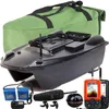 Localizador de peixes 500m gps rc isca barco carpa isca de pesca 3kg carga 10400mah motores duplos display lcd fishfinders sonar sensor245j