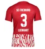 23 24 Grifo SC Freiburg Soccer Jerseys Home Away Kyereh Weisshaupt Gregoritsch Keitel Eggestein 2023 2024 Ginter Holer Kubler Fan Version Men Football Shirt Top