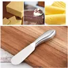 Couteaux couteau à beurre en acier inoxydable avec trou, fromage Dessert confiture coupe-crème vaisselle outils de cuisine à tartiner