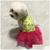 Abbigliamento per cani Abiti per cani per cani di piccola taglia Ragazza carina Abito femminile Mamma Cucciolo Camicia Gonna Cagnolino Abiti estivi per animali domestici Abbigliamento e gatti 12 Co Dhure