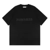 EssentialShoodie Designer Mens T-shirts Tees Drukuj ESS LISTEK KRÓTKICH RĘKOWYCH Ożyw Dwory swobodne koszulka bawełniana koszula