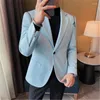 Men's Suits Luxury Zip Designer Blazer Men Costume Slim Fit Stage Star Jacket Male Clothes Single Breasted Long Sleeve Prom Dresses