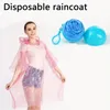 4st Compression Ball Pocket Ball Outdoor Men's and Women's Adult Travel Drifting Hangable Poncho Portable Disponable Raincoat