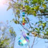 Décorations de jardin H D Chakra Crystal Suncatcher avec 76mm AB Gourde Prisme Gouttes Arc-en-Ciel Maker Chaîne Suspendue Fenêtre Ornement Décor À La Maison 230422