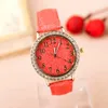 Relógios de pulso 2023 Moda coreana Multicolor Diamond Watch Acessório feminino